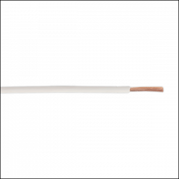Sealey AC2830WH Thin Wall Automotive Cable Single 2mm² 28/0.30mm 50m - White