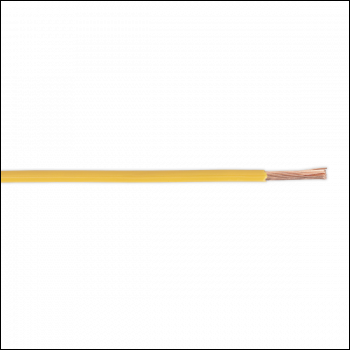 Sealey AC2830YE Thin Wall Automotive Cable Single 2mm² 28/0.30mm 50m - Yellow