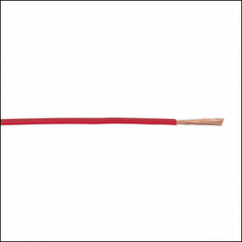 Sealey AC3220RE Thin Wall Automotive Cable Single 1mm² 32/0.20mm 50m - Red