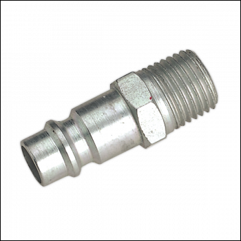 Sealey AC34 PCL Screwed Adaptor Male 1/4 inch BSPT - Pack of 2