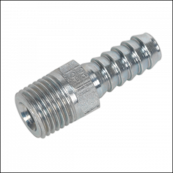 Sealey AC39 Screwed Tailpiece Male 1/4 inch BSPT - 5/16 inch  Hose Pack of 5