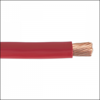 Sealey AC40SQRE Automotive Starter Cable 315/0.40mm 40mm² 300A 10m Red