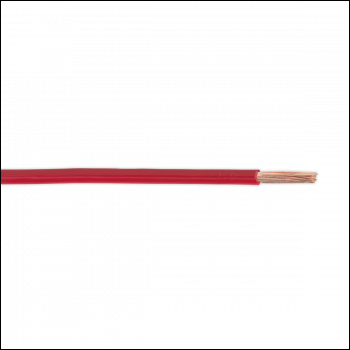 Sealey AC4430RE Automotive Cable Thin Wall Single 3mm² 44/0.30mm 30m - Red