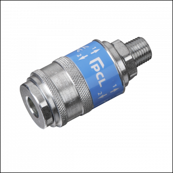 Sealey AC56 PCL Safety Coupling Body Male 1/4 inch BSPT