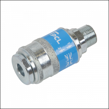 Sealey AC93 PCL Safeflow Safety Coupling Body Male 3/8 inch BSPT