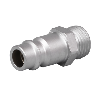Sealey ACH04 High Flow Screwed Adaptor Male 1/4 inch BSPT - Pack of 5
