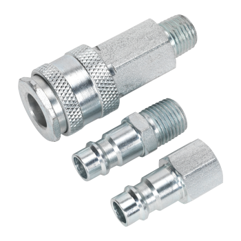 Sealey ACH60 High Flow Air Tool Coupling Kit 1/4 inch BSPT