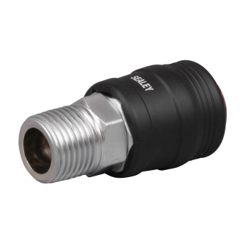 Sealey ACH63 High Flow Coupling Body Male 1/2 inch BSPT