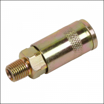 Sealey ACX01BP Coupling Body Male 1/4 inch BSPT - Pack of 25