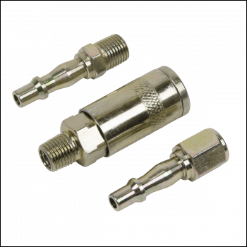 Sealey ACX60 Air Tool Coupling Kit 1/4 inch BSPT