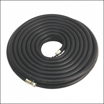 Sealey AH15RX/38 Heavy-Duty Air Hose with 1/4 inch BSP Unions 15m x 10mm