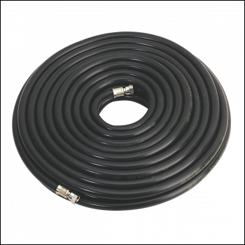 Sealey AH20RX/38 Heavy-Duty Air Hose with 1/4 inch BSP Unions 20m x 10mm