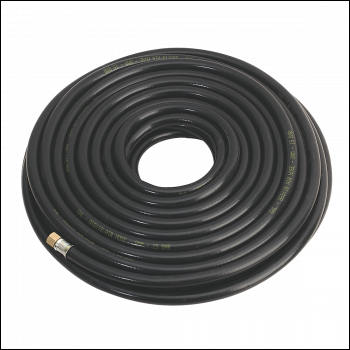 Sealey AH20RX Heavy-Duty Air Hose with 1/4 inch BSP Unions 20m x 8mm