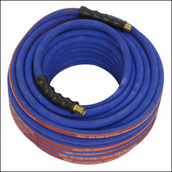 Sealey AH30R Extra-Heavy-Duty Air Hose with 1/4 inch BSP Unions 30m x 8mm