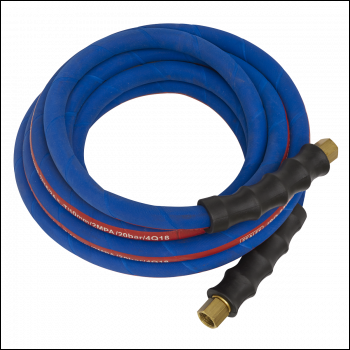 Sealey AH5R/38 Extra-Heavy-Duty Air Hose with 1/4 inch BSP Unions 5m x 10mm