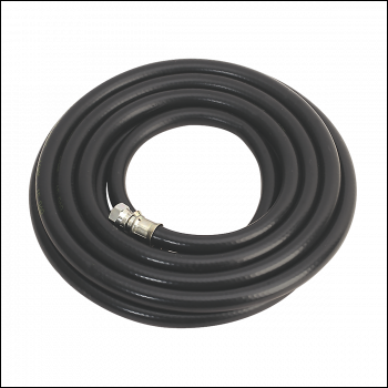 Sealey AH5RX/38 Heavy-Duty Air Hose with 1/4 inch BSP Unions 5m x 10mm