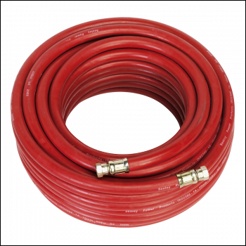 Sealey AHC2038 Air Hose with 1/4 inch BSP Unions 20m x 10mm