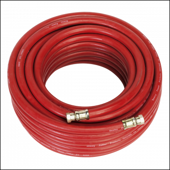 Sealey AHC2038 Air Hose 20m x Ø10mm with 1/4 inch BSP Unions
