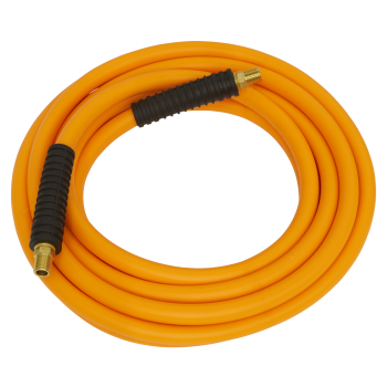 Sealey AHHC10 High-Visibility Hybrid Air Hose with 1/4 inch BSP Unions 10m x 8mm