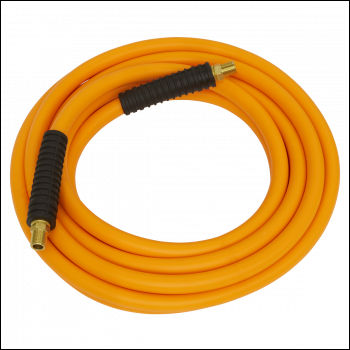 Sealey AHHC15 Air Hose 15m x Ø8mm Hybrid High-Visibility with 1/4 inch BSP Unions
