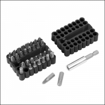 Sealey AK110 Premier Power Tool Bit & Magnetic Adaptor Set 33pc