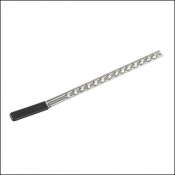 Sealey AK1414 Premier Socket Retaining Rail with 14 Clips 1/4 inch Sq Drive