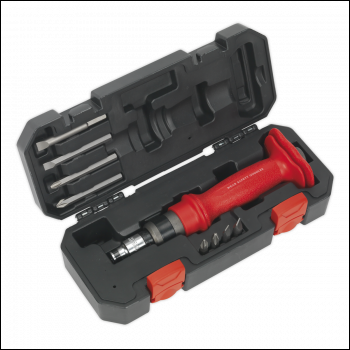 Sealey AK2084 Premier Heavy-Duty Impact Driver Set with Protection Grip 10pc