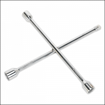 Sealey AK2093 4-Way Wheel Brace 1/2 inch Sq Drive