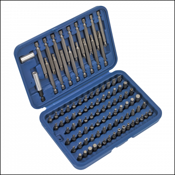 Sealey AK2099 Premier Power Tool/Security Bit Set, Long & Short 99pc