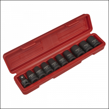 Sealey AK2301 Premier TRX-Star* Female Impact Socket Set 1/2 inch Sq Drive 10pc
