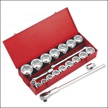 Sealey AK261 Premier Socket Set 1 inch Sq Drive 22pc