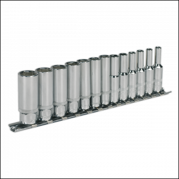 Sealey AK2692 Premier Deep Socket Set 1/4 inch Sq Drive 13pc