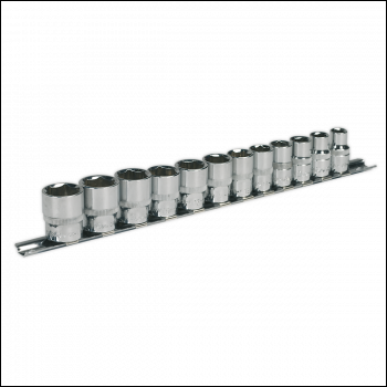 Sealey AK2693 Premier Socket Set 3/8 inch Sq Drive 12pc
