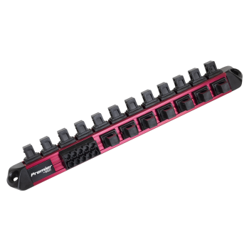 Sealey AK27098 Socket & Bit Retaining Rail 1/2 inch Sq Drive