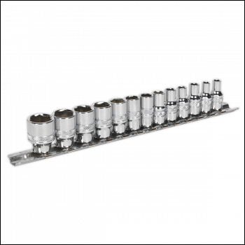 Sealey AK2746 Premier Lock-On™ Socket Set 1/4 inch Sq Drive 13pc