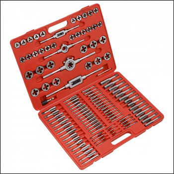 Sealey AK30110 Metric Tap & Die Set 110pc