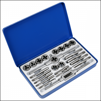 Sealey AK3024IMP Imperial Tap & Split Die Set 24pc