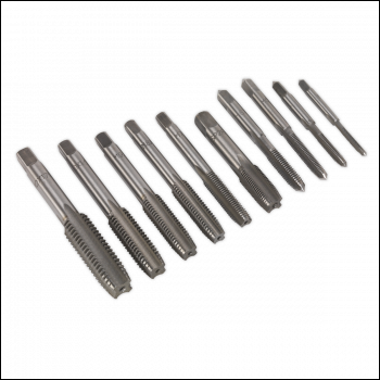Sealey AK304M Metric Tap Set 10pc