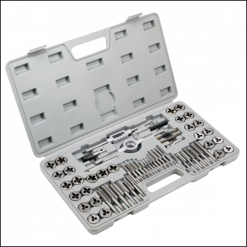Sealey AK3060 Metric/Imperial Tap & Die Set 60pc