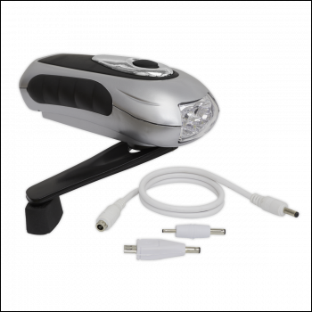 Sealey AK3305 Rechargeable Wind-Up Torch 3 LED
