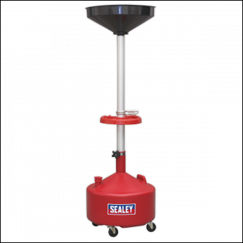 Sealey AK36D Manual Discharge Mobile Oil Drainer 36L