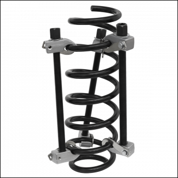 Sealey AK384 Coil Spring Compressor 1200kg 3pc with Safety Hooks