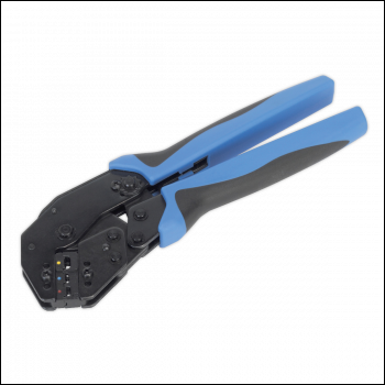Sealey AK3863 Angled Head Ratchet Crimping Tool Insulated Terminals