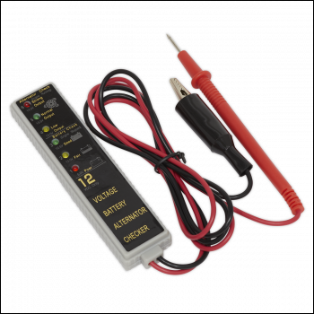 Sealey AK400 LED Battery & Alternator Tester 12V