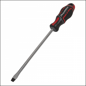 Sealey AK4357 Premier GripMAX® Slotted Screwdriver 8 x 200mm