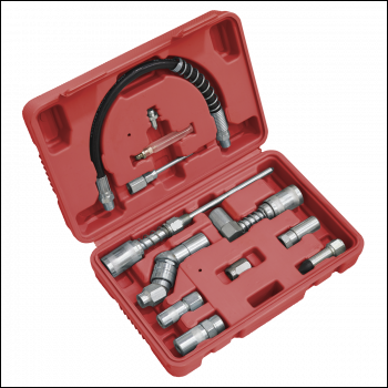 Sealey AK4482 Grease Gun Adaptor Kit 12pc
