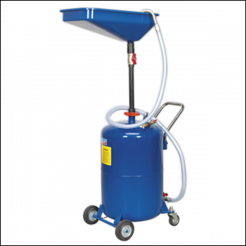 Sealey AK451DX Air Discharge Mobile Waste Oil Drainer 65L