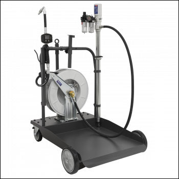 Sealey AK4562D Air Operated Oil Dispensing System with 10m Retractable Hose Reel