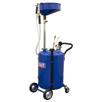 Sealey AK459DX Air Discharge Mobile Oil Drainer with Probes 90L