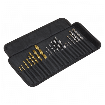 Sealey AK4720 1/4 inch Hex Shank Assorted Drill Bit Set 20pc